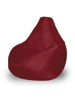 Кресло мешок груша OXFORD XL бордовый