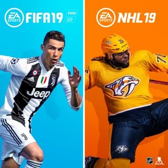 Набор FIFA19 + NHL19 (цифр версии PS4 напрокат) RUS 1-4 игрока