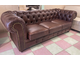Новый!!! Кожаный диван-кровать Chesterfield. Made in Finland. Натуральная итальянская  кожа.