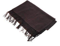 Шарф-платок коричневый
