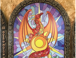 Decorative stained  glass