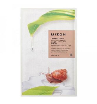 Маска тканевая с экстрактом улиточного муцина Joyful Time Essence Mask Snail MIZON