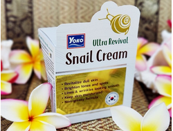 Купить тайский крем для лица со стволовыми клетками улиток YOKO Revival Snail Cream 25 мл отзывы
