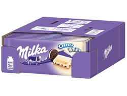 Milka Oreo white  100G (22 шт)