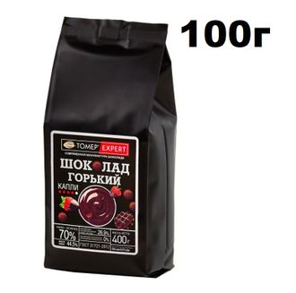 Шоколад ГОРЬКИЙ капли, ж. 70 %, ТОМЕР (EXPERT), 100 г