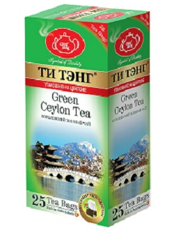 Чай Tea Tang зелёный классический пакетированный "Королевский", 25 шт. х 2 г, карт.