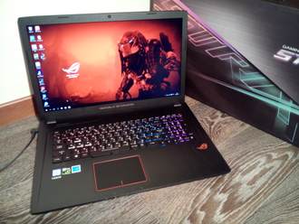 ASUS ROG STRIX GL753VD ( 17.3 FHD IPS I7-7700HQ GTX1050(4Гб) 8ГБ 1TБ )