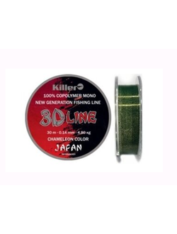 Леска "KILLER" 3D Line 30m