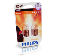 Лампа PHILIPS R5W 12V BA15s BP в блистере к-кт 2 шт.