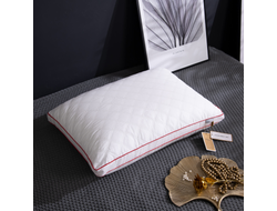 Подушка для сна 50 х 70 см Nano Touch с красным кантом