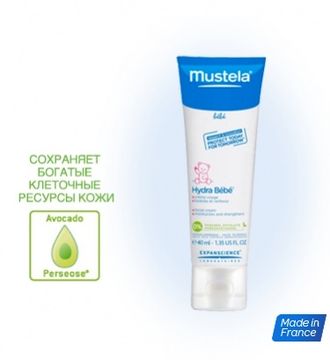 Mustela - Крем для лица увлажняющий «Hydra-Bebe» детский, 40 мл