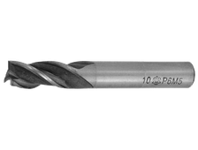 Фреза концевая ВИЗ с цилиндрическим хвостовиком, сталь Р6М5, ГОСТ 17025-71
