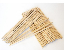 Палочки для кейк-попсов ДЕРЕВЯННЫЕ, длина 15 см, набор по 20 штук