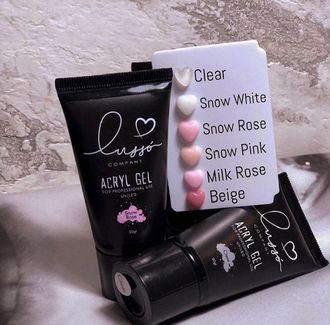 Acryl gel Lusso Snow White, 30 мл