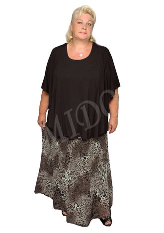 Красивая нарядная блуза из вискозы Арт. 1140 Размеры 58-84(черный и еще 8 цветов)