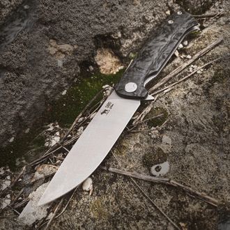 Складной нож Чиж (Сталь ELMAX, карбон)