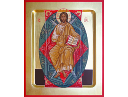 Спас в силах (Спаситель в силах). Рукописная православная икона.