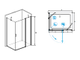 Душевой угол RGW LE-44, LE-04+Z-14, 1200х1100