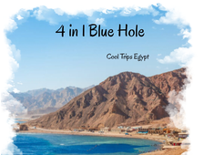 4 in 1 - Dahab Canyon (Towailat) + Blue Hole + camel ride + Dahab from Sharm El Sheikh