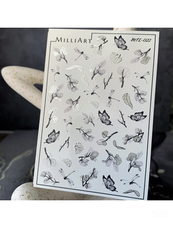 Слайдер-дизайн MilliArt Nails Металл MTL-022