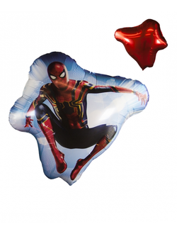 Фольгированный шар с гелием фигура "Человек паук"