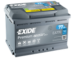 EXIDE Premium 77Ah 760A EA770