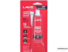 Герметик прокладочный красный высокотемпературный LAVR RED, 85 г.