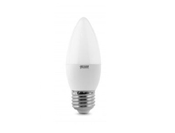 Лампа светодиодная Gauss Свеча E27 6.5W(550 lm) 4100K 4K 100x35 матовая, алюм./пластик 103102207