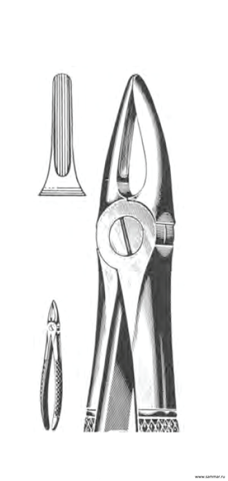 Щипцы №29 для удаления верхних корневых зубов Sammar