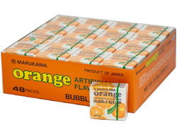 Marukawa Апельсин Жевательная резинка в виде шаров 5,4г (48)*60