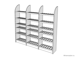 Cтеллаж для вина Master Cave - 3 модуля