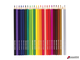 Карандаши цветные BRAUBERG «InstaRacing», 24 цвета, заточенные, картонная упаковка с отделкой выборочным лаком. 180559