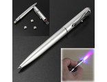 Ручка шпион невидимка с невидимыми чернилами и ультрафиолетовым фонариком 13 см