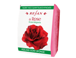 Мыло-губка  Rose from Bulgaria Refan 75 г