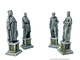 FOUR KINGS STATUES (painted)