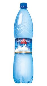 Вода минеральная Меркурий газированная пэт 1,5 л.