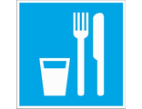 Знак D01 «Пункт (место) приема пищи»