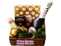 Новогодняя Подарочная корзина Важный Праздник