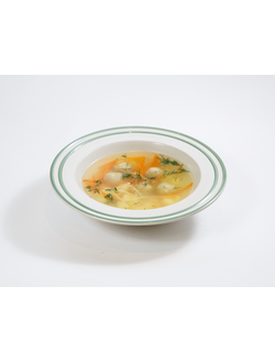 Куриный суп с лапшой и фрикадельками