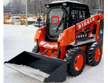 Стекло лобовое (закалённое) для мини-погрузчика DIGGER SSL5700 (арт.001)