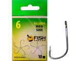 Крючки FishSeason SODE, № 8 с ушком, покрытие BN (10уп.Х10шт.) арт.10006