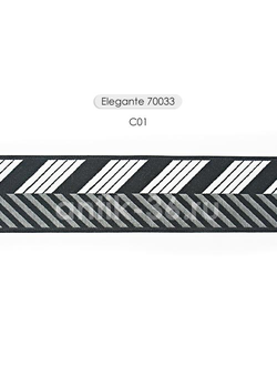 Арт. 70033, серия Elegante. Бордюр текстильнй для штор