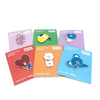 Металлический значок &quot;BT21&quot;