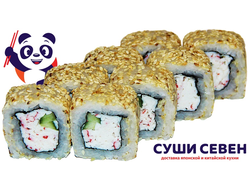 Краб снежный,кунжут, майонез, огурец.  230гр.