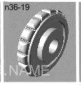 Ролик для тиснения N36-19