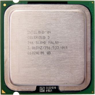 Процессор Intel Celeron D 346 3.06 Ghz socket 775 (533) (комиссионный товар)