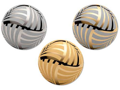 Подхваты с магнитами, для штор с рисунком "Плетение". Серия "Алди",  45 мм