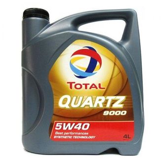 Моторное масло Total Quartz 9000 5W40 синтетическое 4 л.