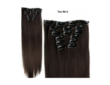 Волосы HIVISION Collection искусственные на заколках 50-55 см (8 прядей) №6