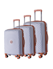 Комплект из 3х чемоданов Somsonya Tokyo Полипропилен S,M,L серый